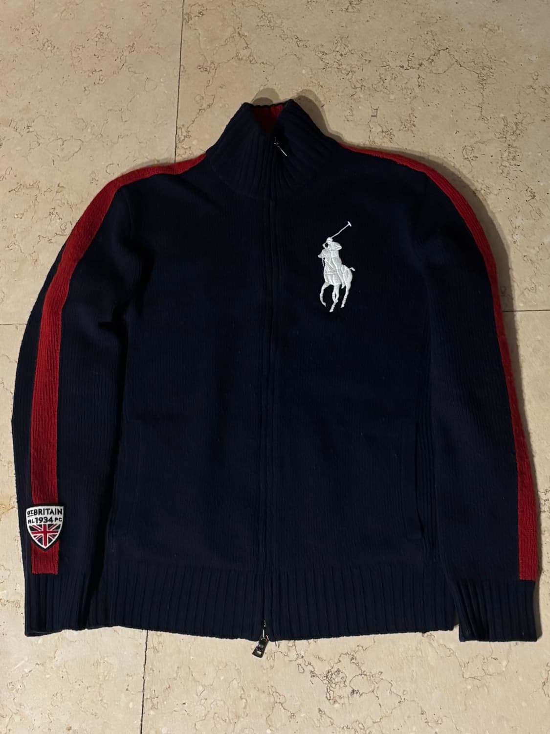 폴로 랄프로렌 빅포니 브리튼 니트집업 상품이미지2