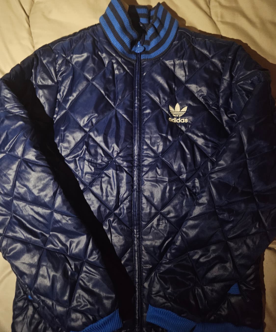 아디다스 네이비 블루 패딩 상품이미지1