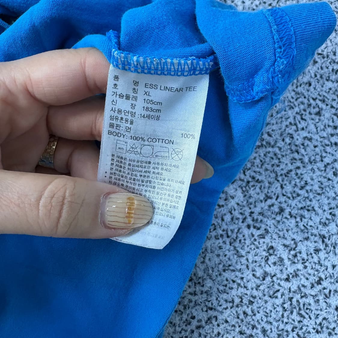 XL 아디다스 여성 빅로고 반팔 티셔츠 0416J 상품이미지4