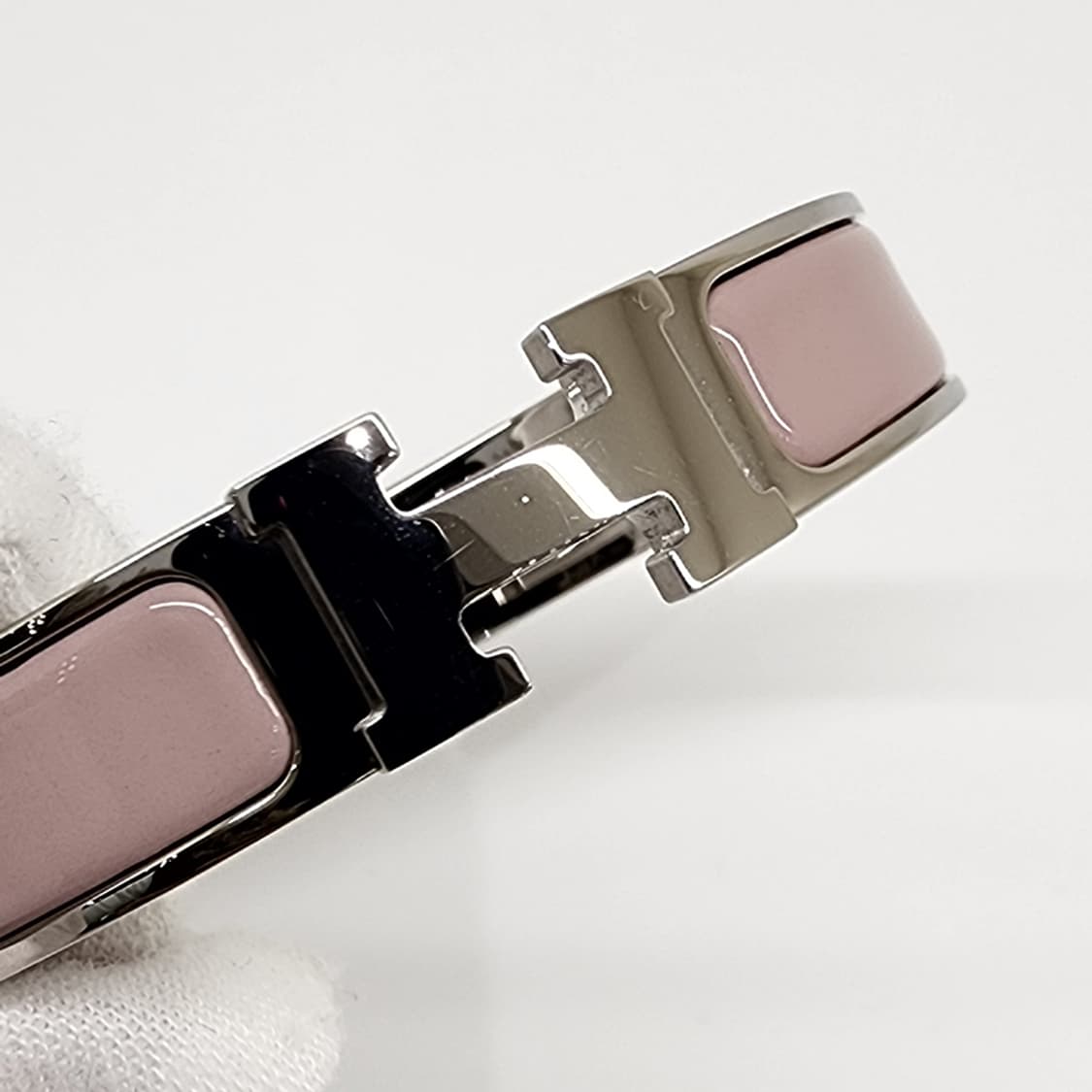 에르메스 클릭아슈 은장 PM 브레이슬릿 핑크 상품이미지9