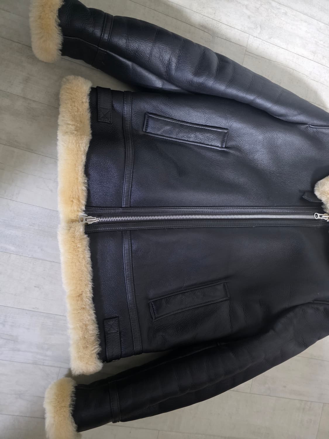 스페로네 b-3 램스킨 리얼 무스탕 M 상품이미지3