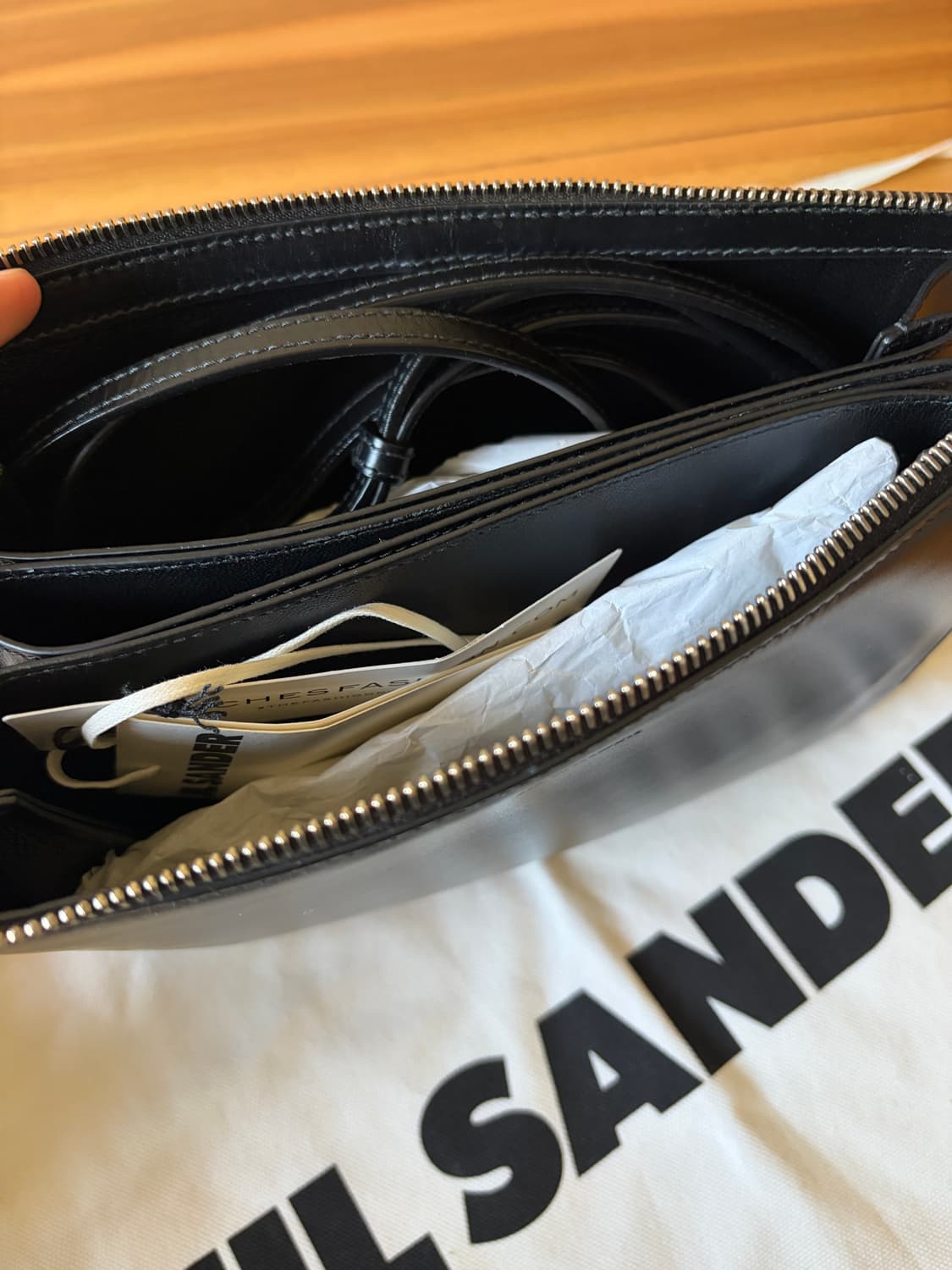 질샌더 투티 뱀부핸들 블랙 상품이미지2