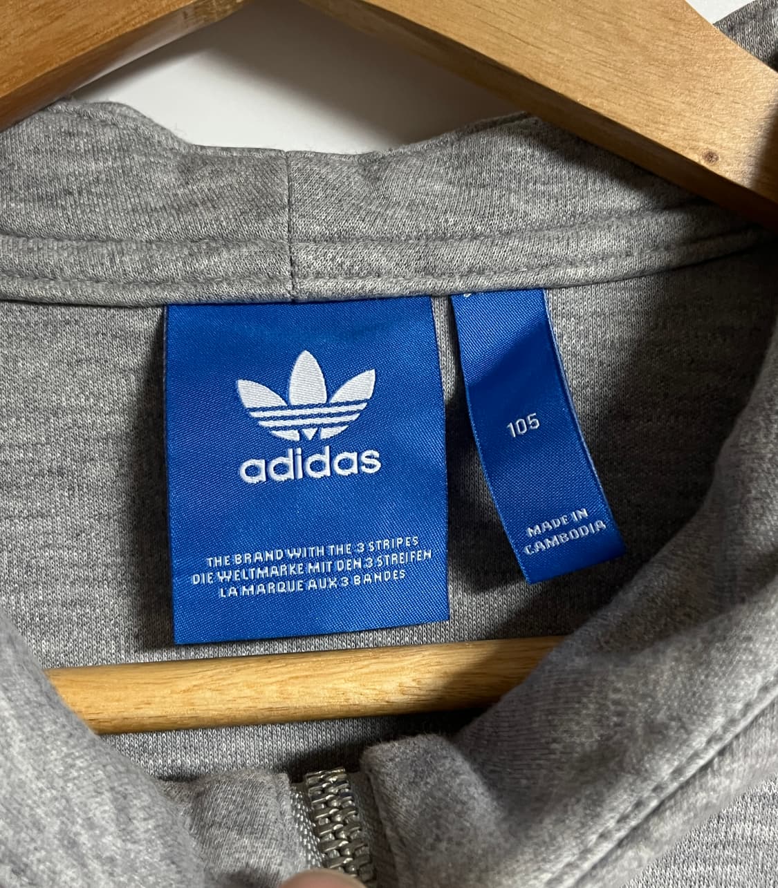 레어 공용 아디다스 아노락 후드티셔츠 후드티 하프집업 105 상품이미지5