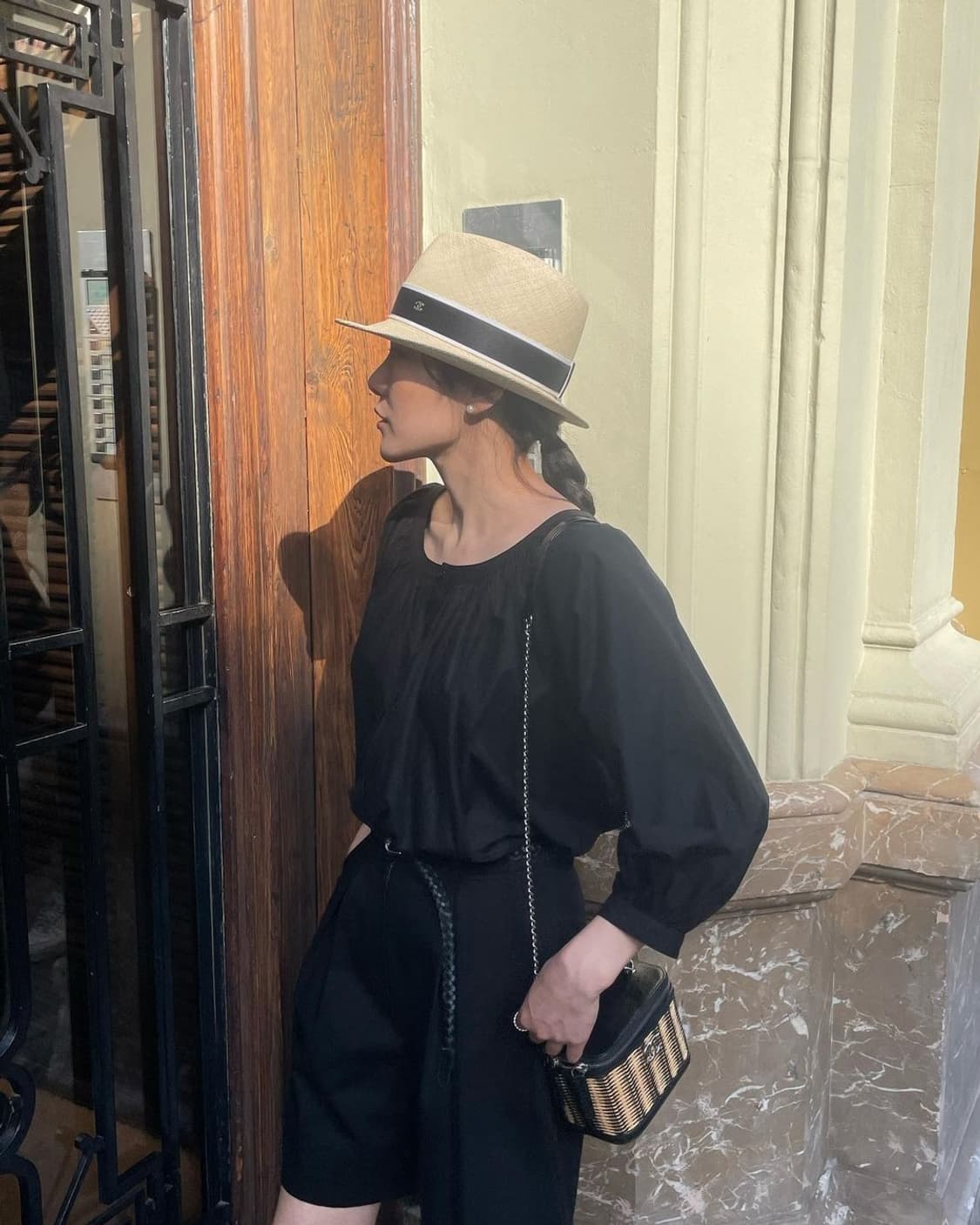 A-Pintuck Shorts 블랙  상품이미지6