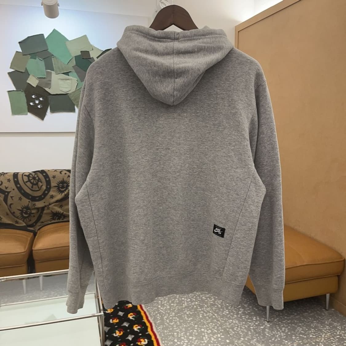 나이키SB 올드스쿨 프린팅 오버핏 약기모 후드티 M C07802 상품이미지4