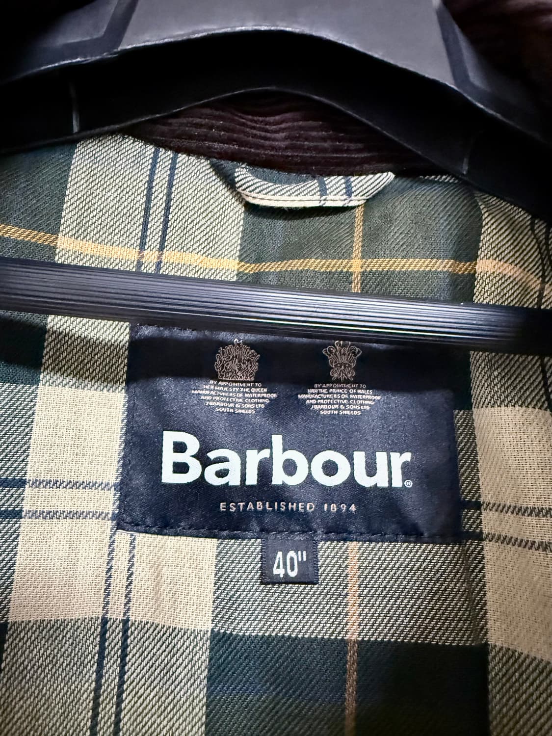 바버 트랜스포트 왁스 자켓 40 상품이미지3