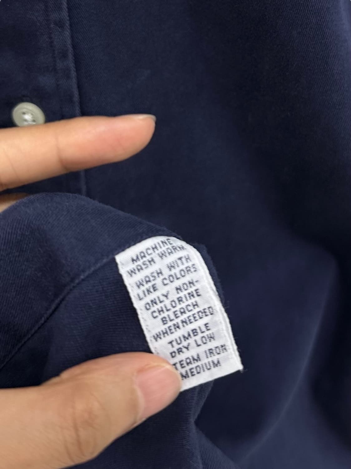 00s 폴로 블레이크 셔츠 네이비 (S~XL)  상품이미지9