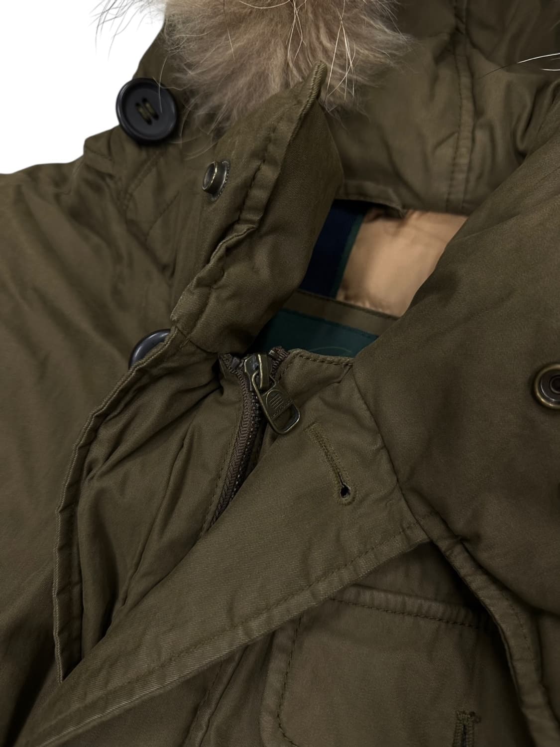 헨리코튼 덕다운 카라코람 야상패딩 카키 (L) 상품이미지3