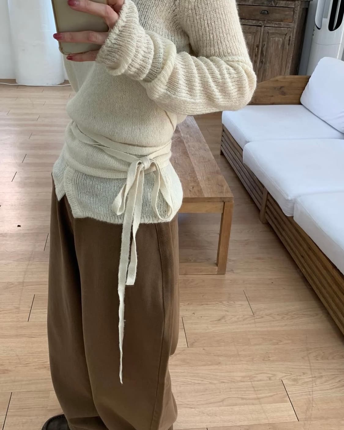 르미닛 니트 뷔스티에+가디건 세트 상품이미지3