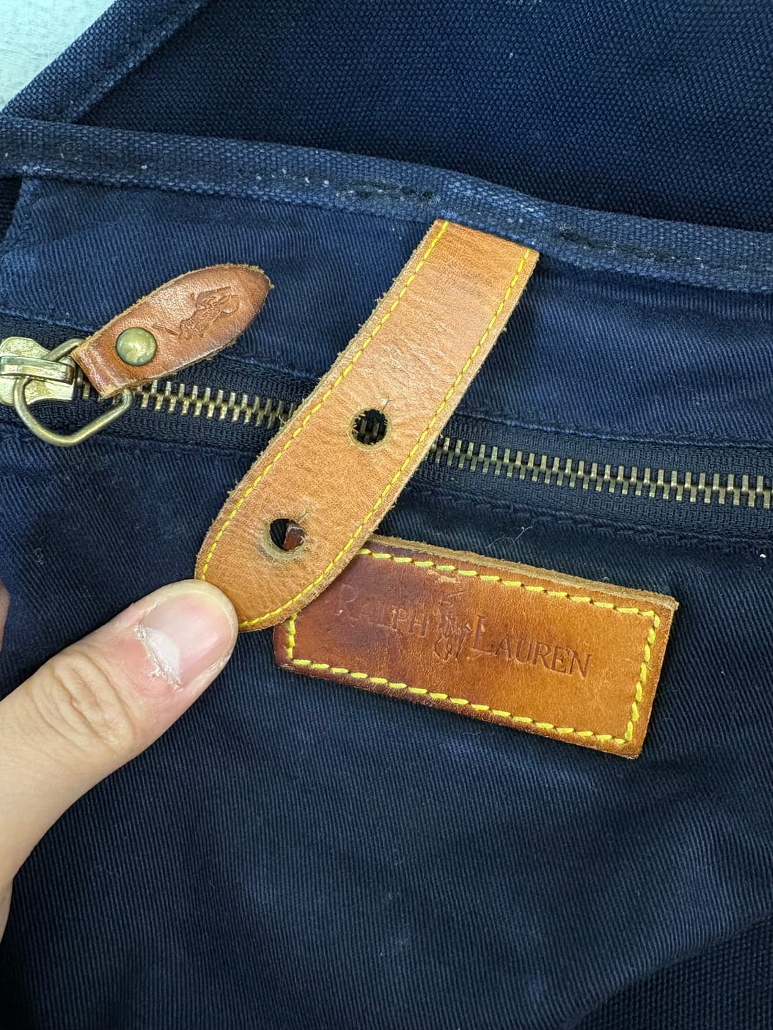 폴로랄프로렌 90s 빈티지 마린 캔버스 크로스백 상품이미지9