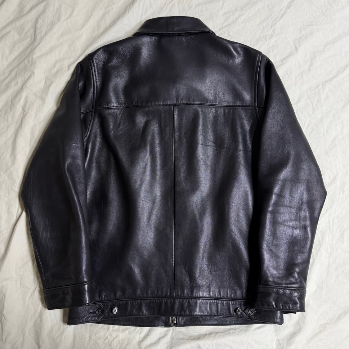 폴로 랄프로렌 맥스웰 램스킨 레더 자켓 블랙 상품이미지3