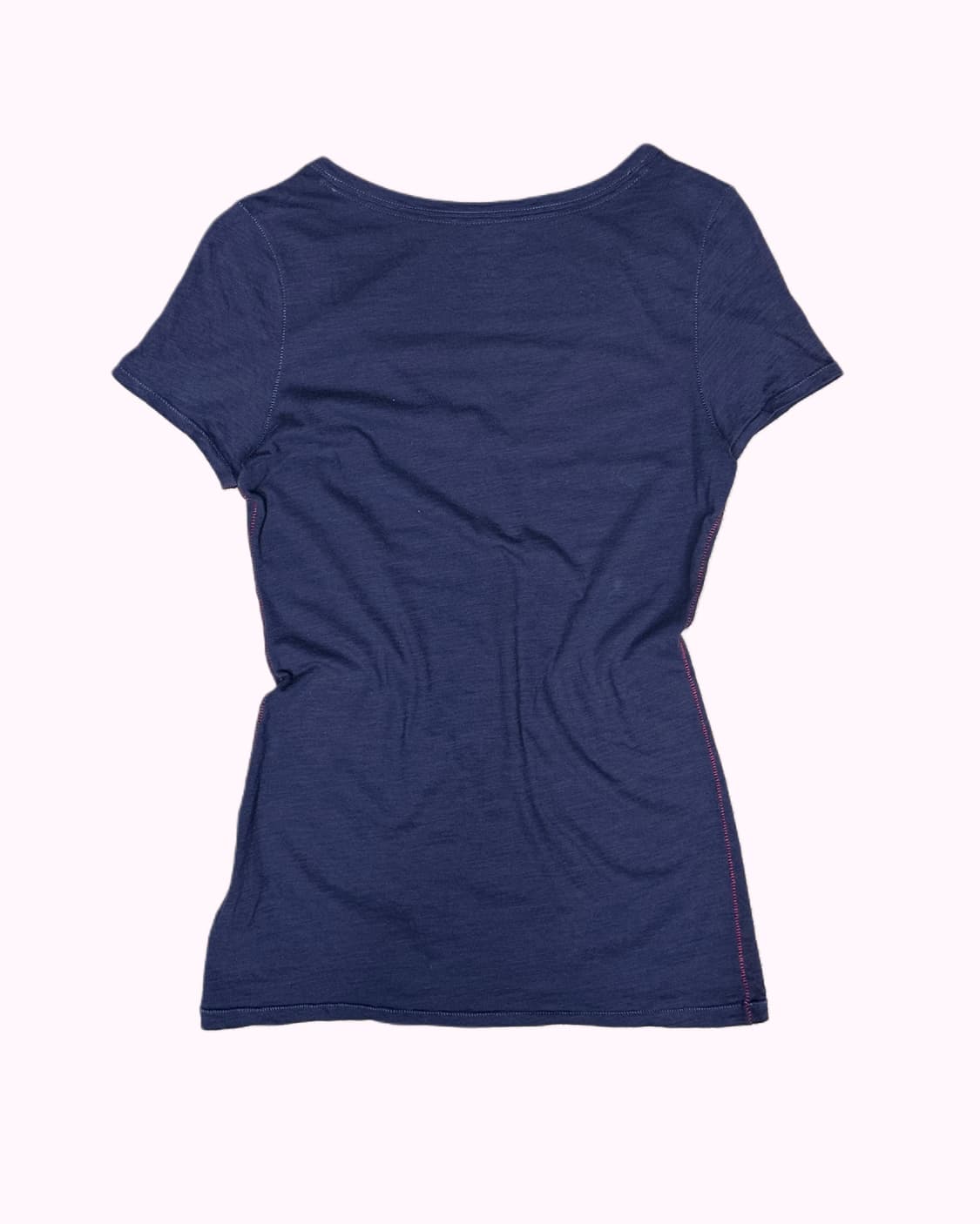 logo navy v-neck t-shirt 상품이미지4