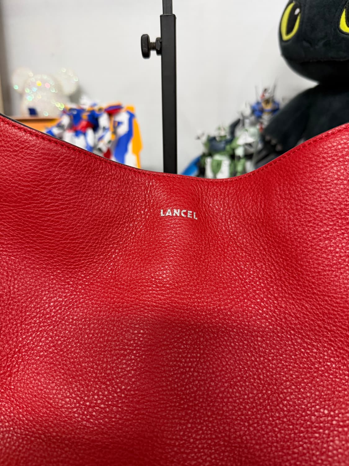 정품) LANCEL 란셀 가죽 숄더백 레드  상품이미지4