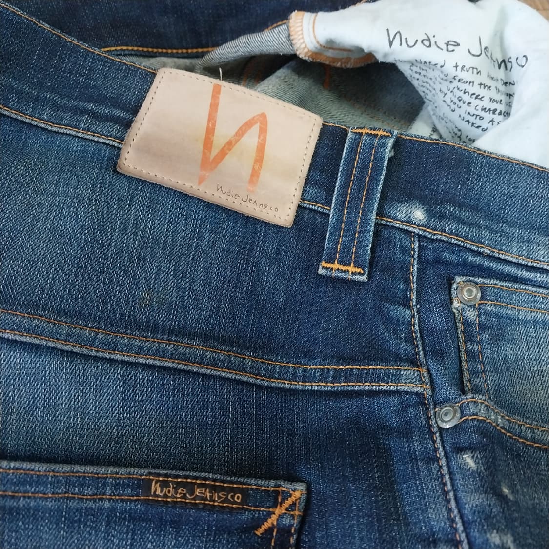 누디진 남성33 인치 스판 데님 상품이미지2