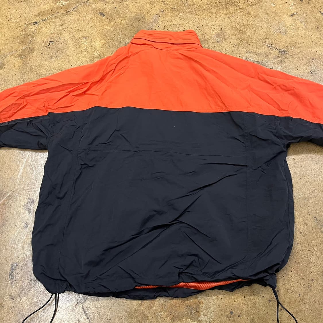 [정품/L] 아디다스 아노락 바람막이 오렌지블랙 b18 상품이미지4