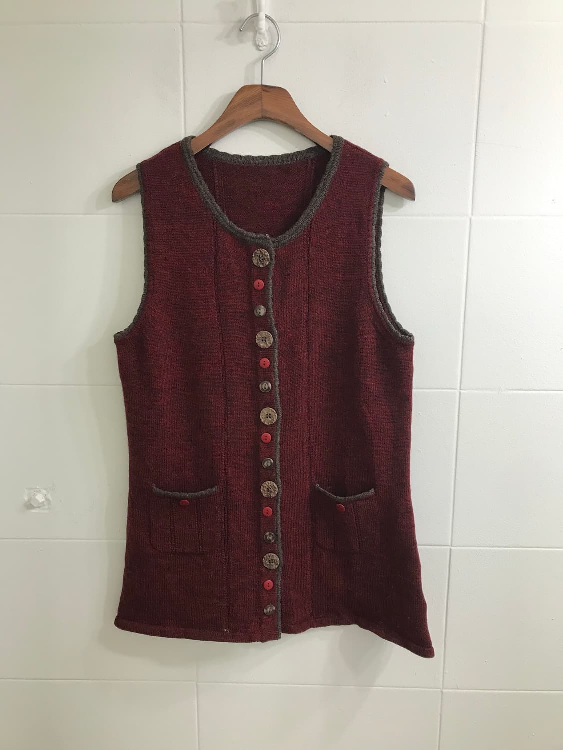 블랙레드 니혼진 사이드지퍼 피코트 코디세트 상품이미지5