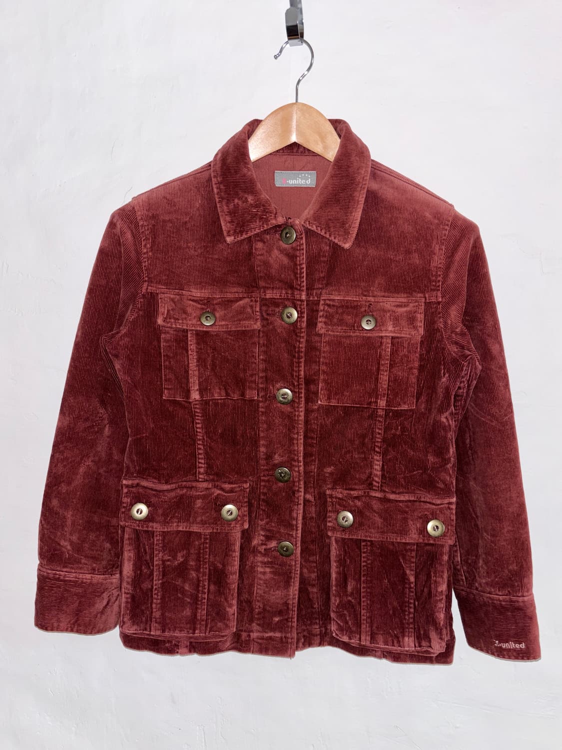 x.united 코듀로이 워크자켓 / Burgundy 상품이미지1