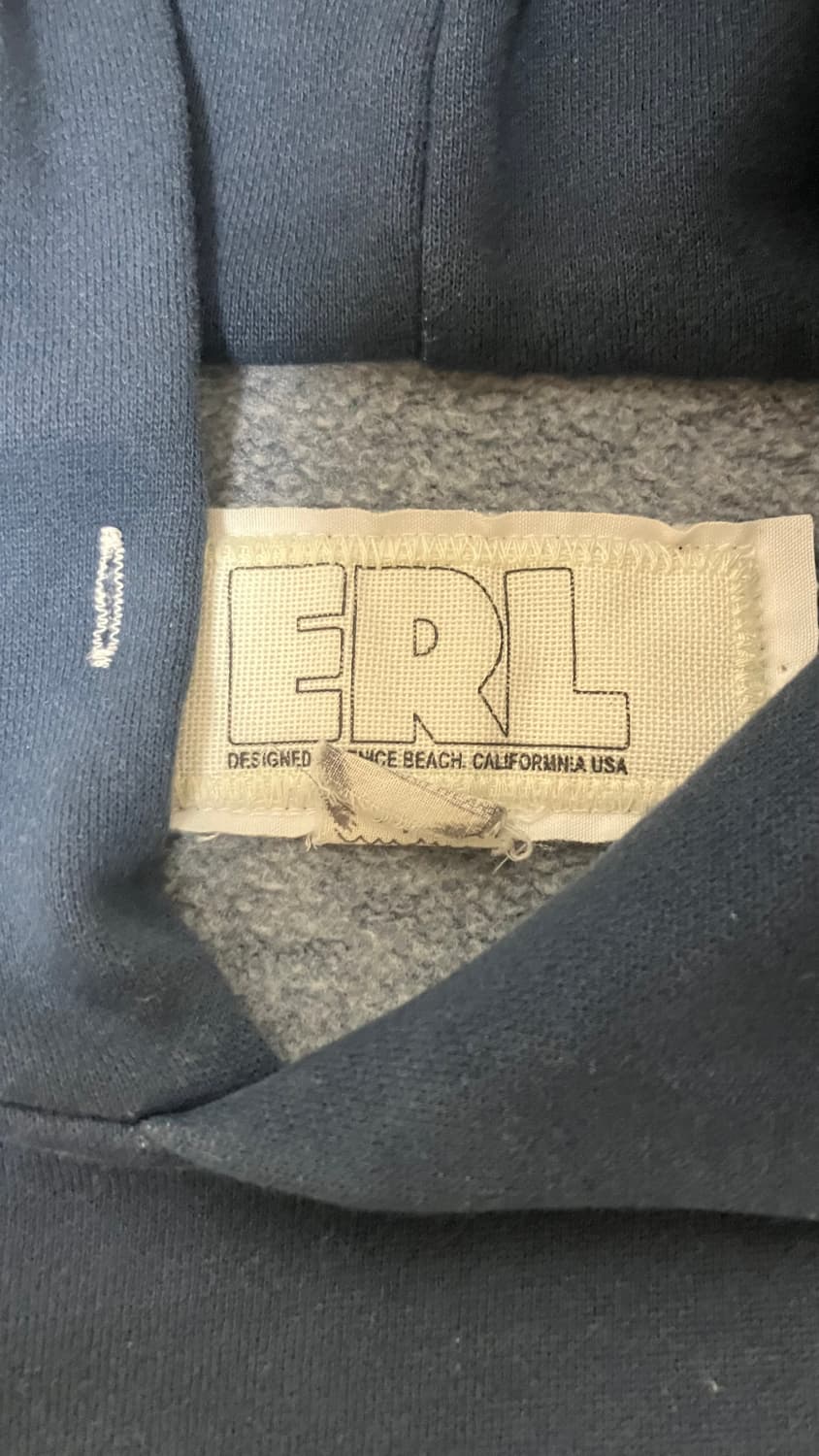 [L] ERL 이알엘 판타스틱 후드 네이비 상품이미지4