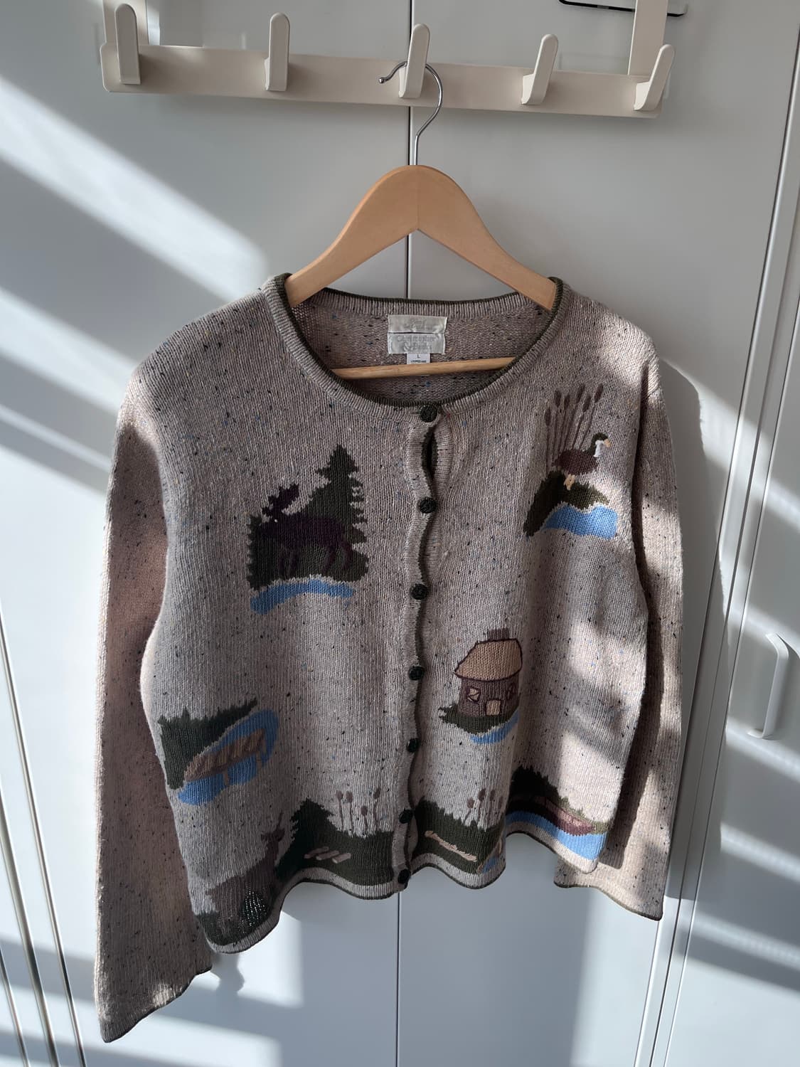 Christopher Banks 오트밀 풍경 니트 가디건  상품이미지6