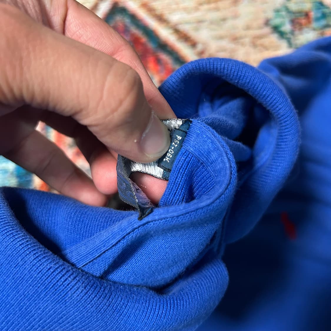 [L] 폴로 랄프로렌 블루 카라 반팔  상품이미지5