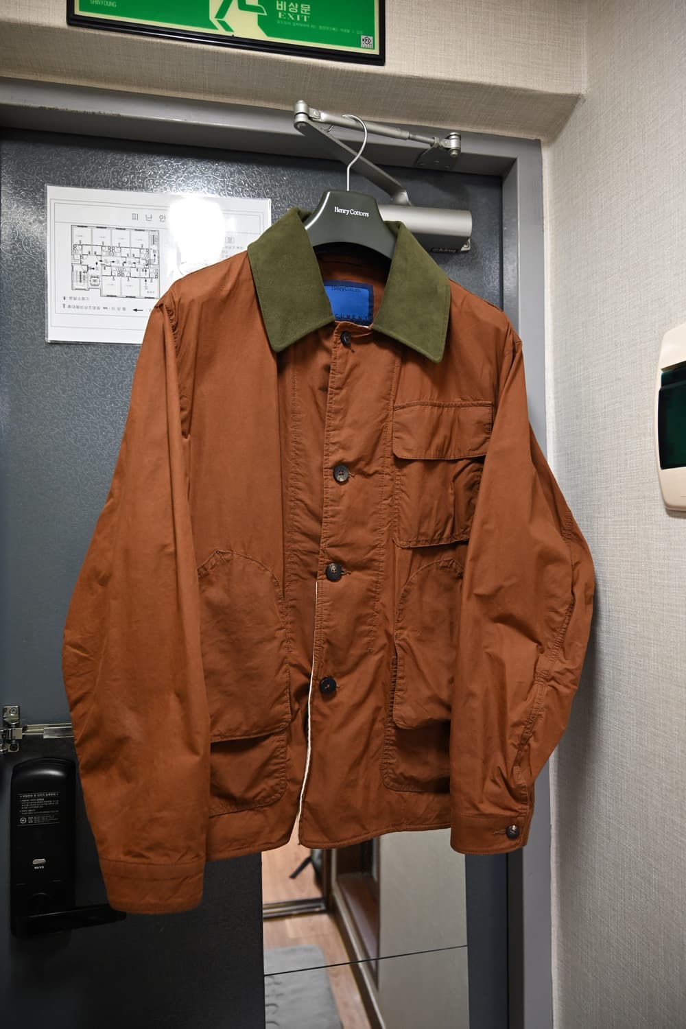 [105] 헨리코튼 FFC x 도큐먼트 왁스드 브리티시 코튼 피싱 자켓 상품이미지2