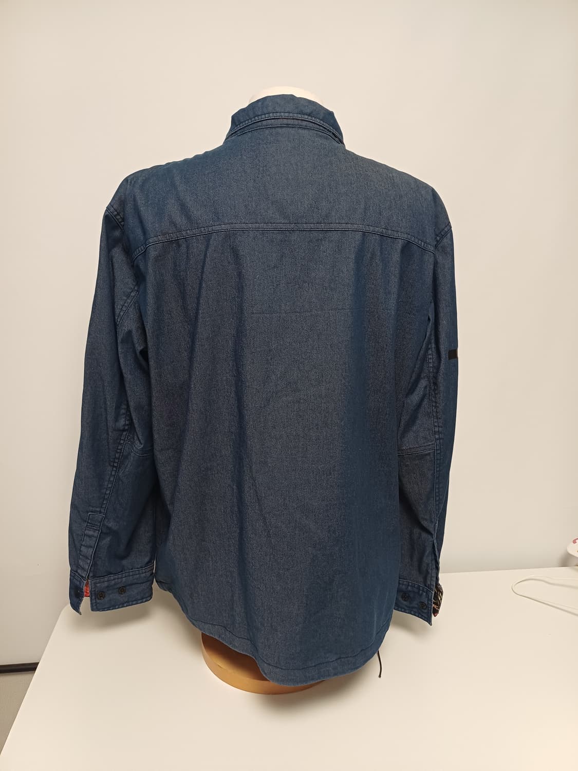 [XL] NBA 시카고 불스 다크 인디고 데님 코치 자켓(트로피컬 안감) 상품이미지3