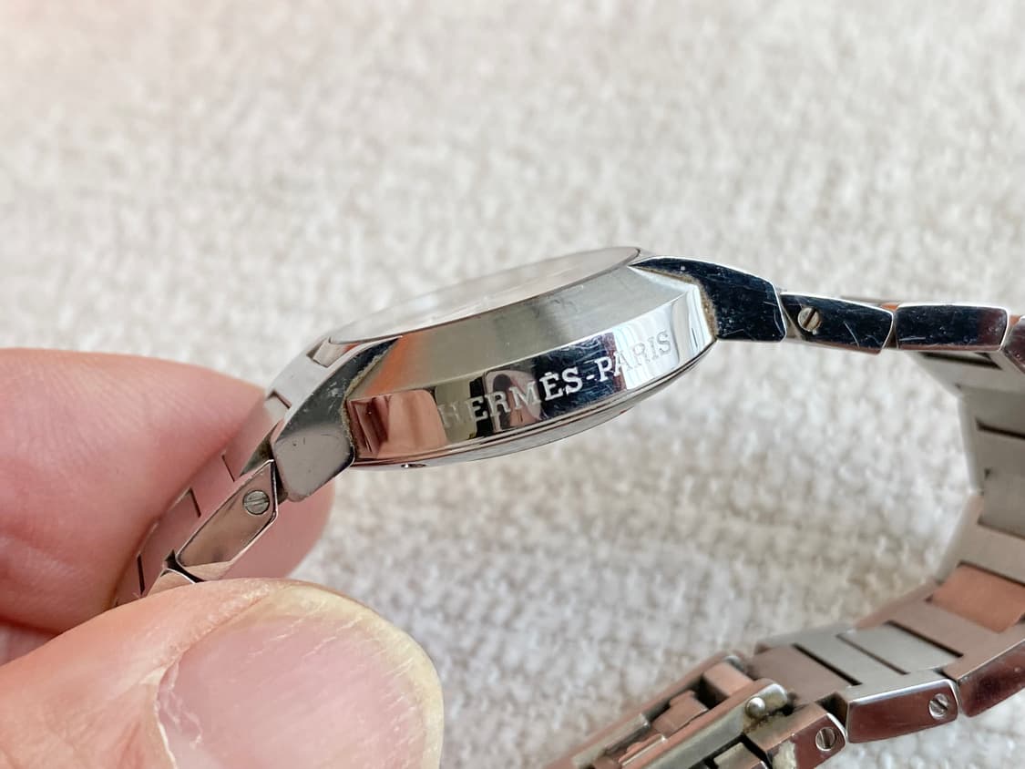 에르메스 노마드 NO1.210 여성용 쿼츠 28mm 화이트 다이얼 스틸 상품이미지8