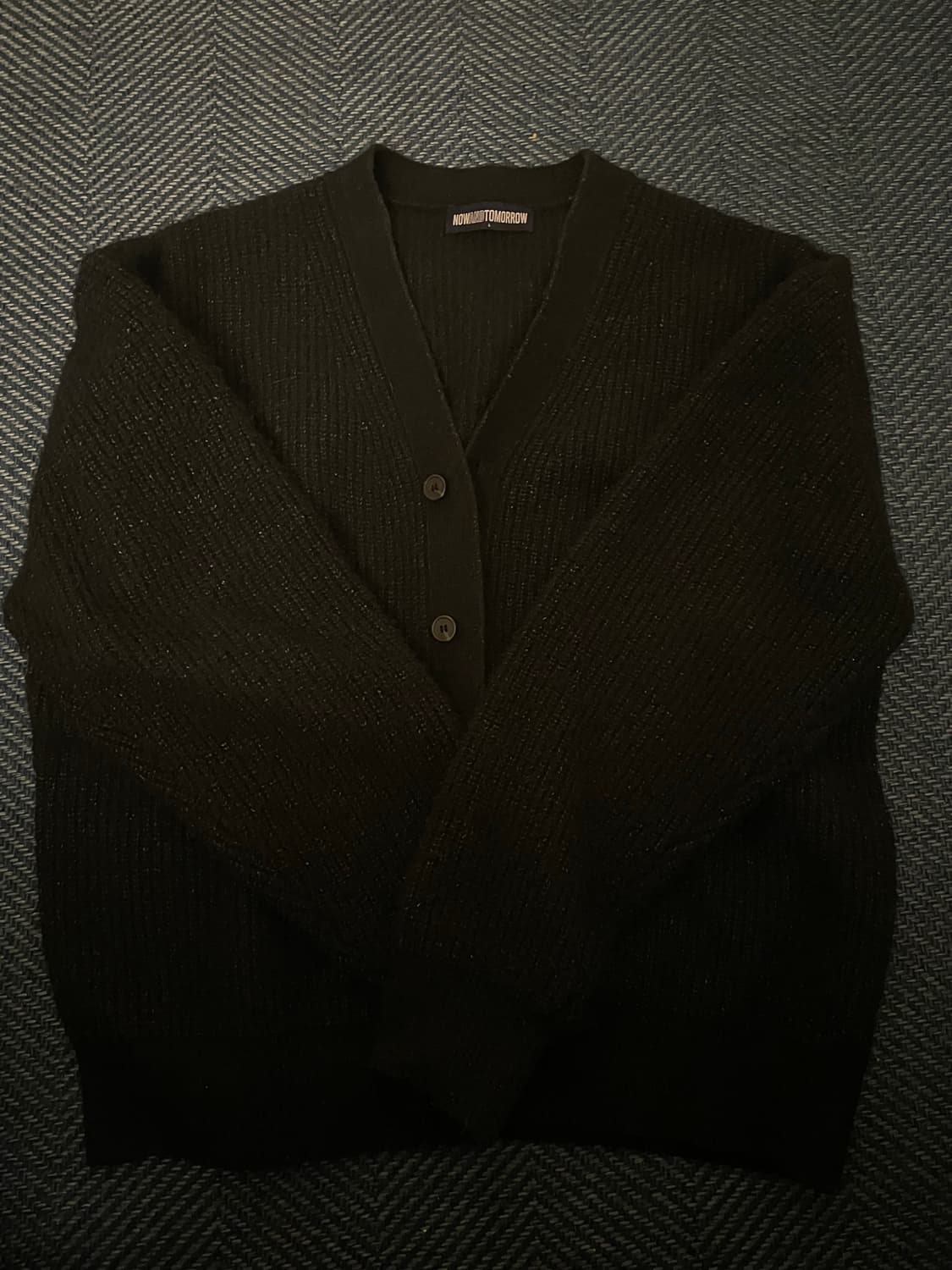 나우앤투모로우 블랙 가디건 상품이미지2