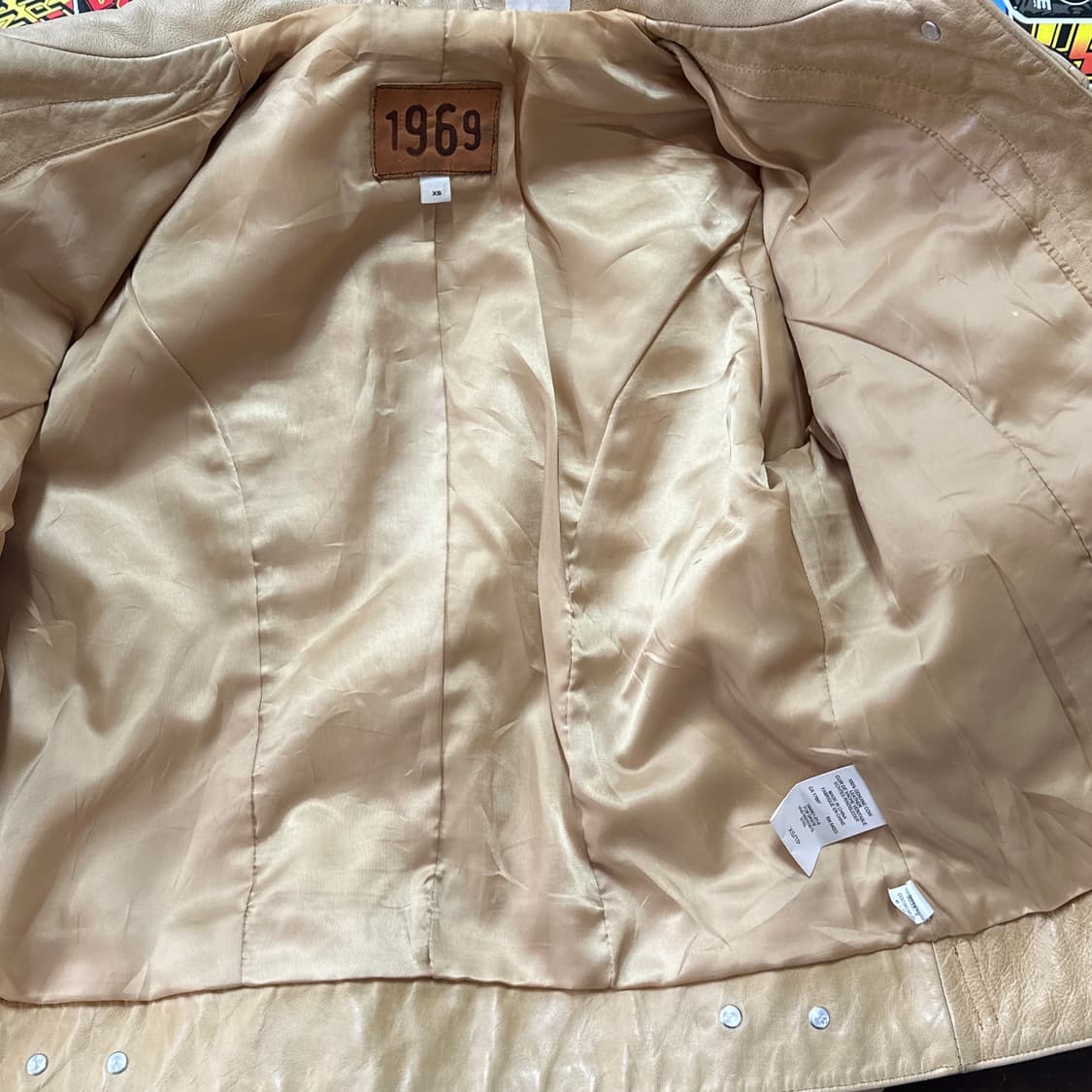 Early 00s 올드 갭 카우하이드 트러커 자켓 XS 상품이미지6