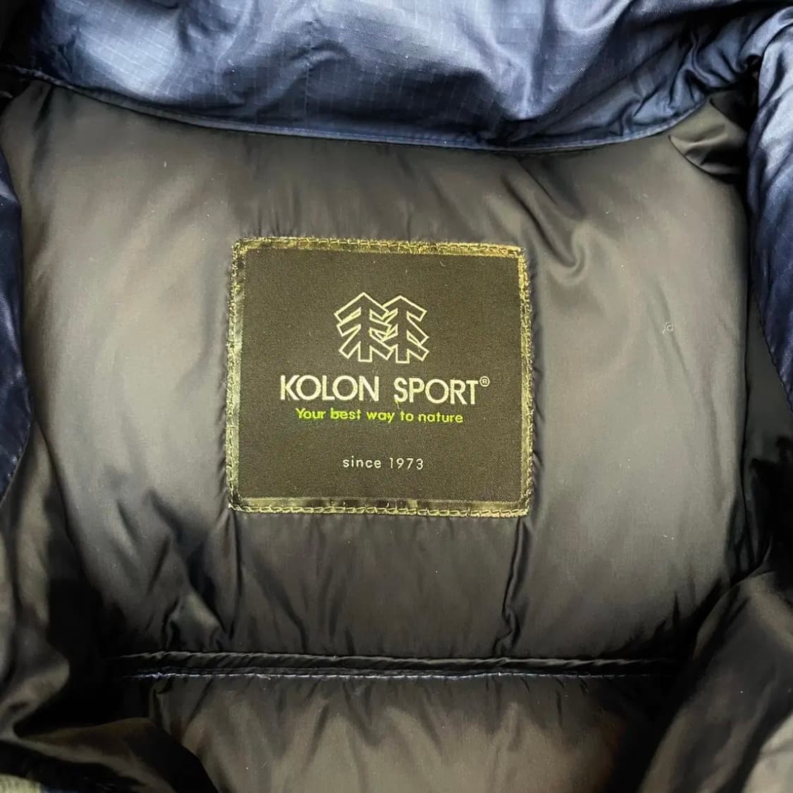 코오롱스포츠 남성 거위털 패딩 (L) 상품이미지3