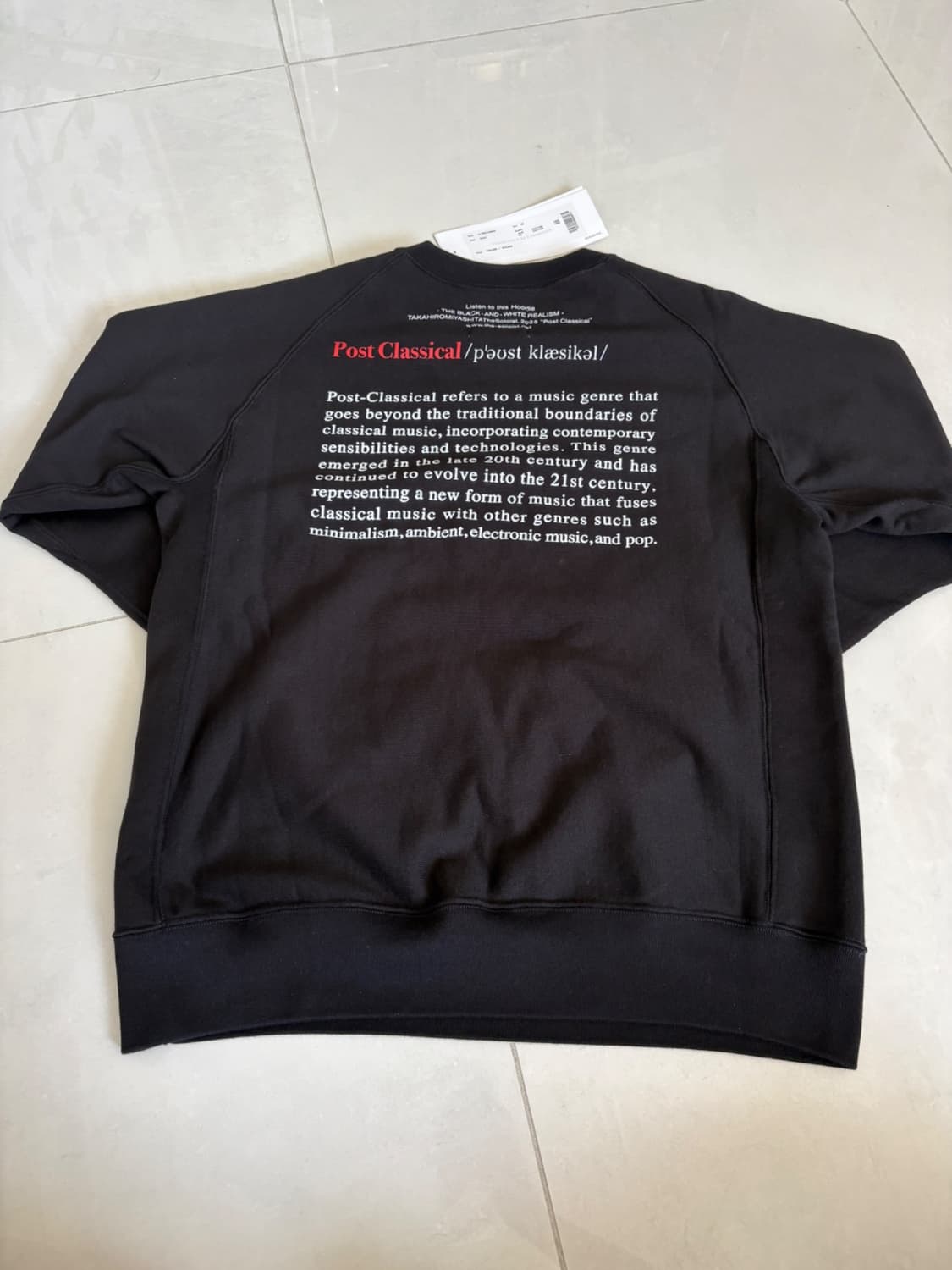 Post-classicalcrewneck sweatshirt 상품이미지5