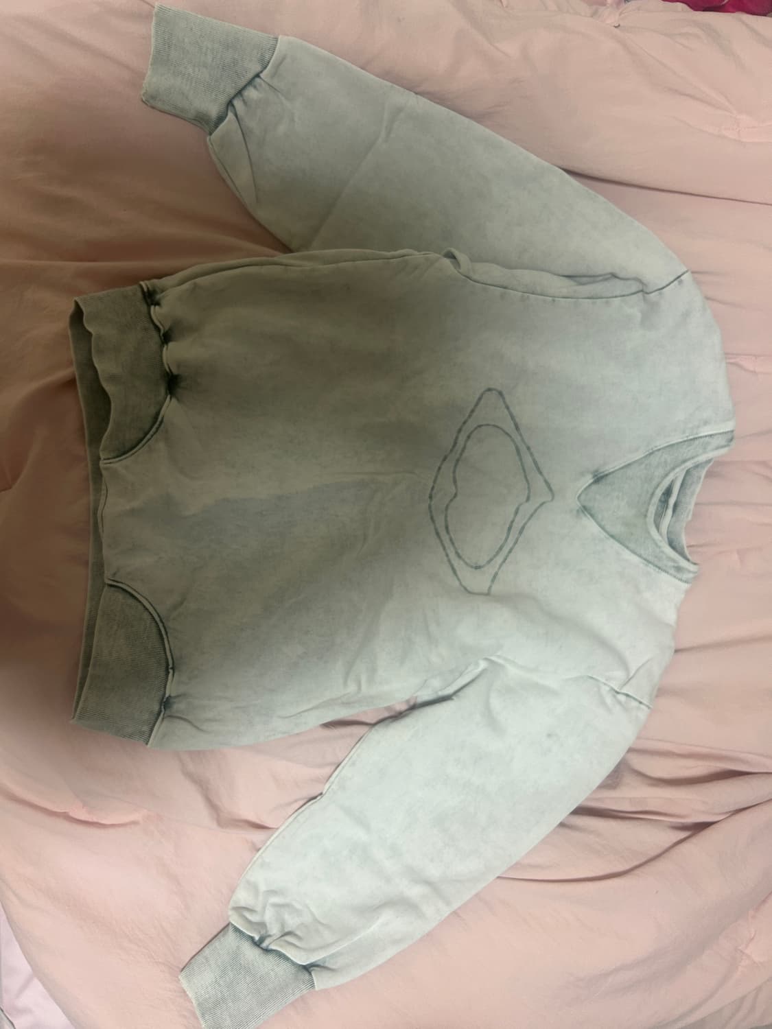 미스치프 가제트 크루넥 스웨트셔츠 블리치드 카키 M 상품이미지2