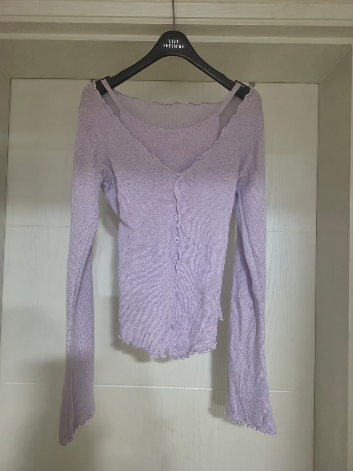 팩더널드 세린 트윈셋 니트 연보라 상품이미지1