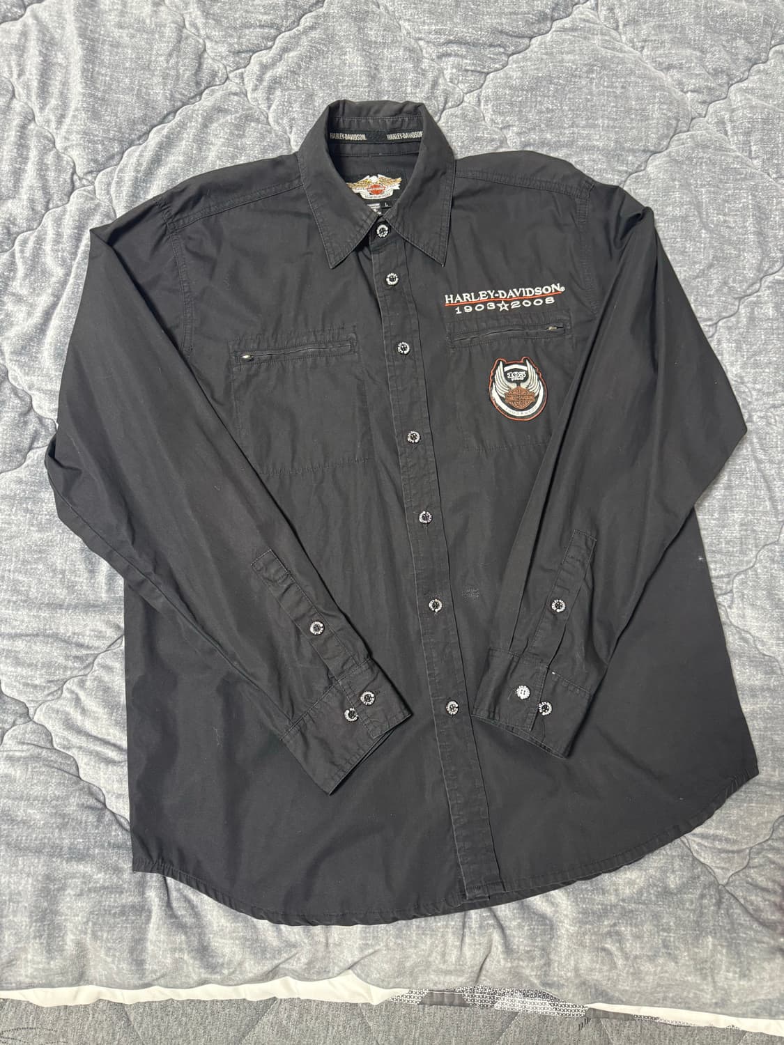 할리데이비슨 105주년 셔츠 상품이미지1