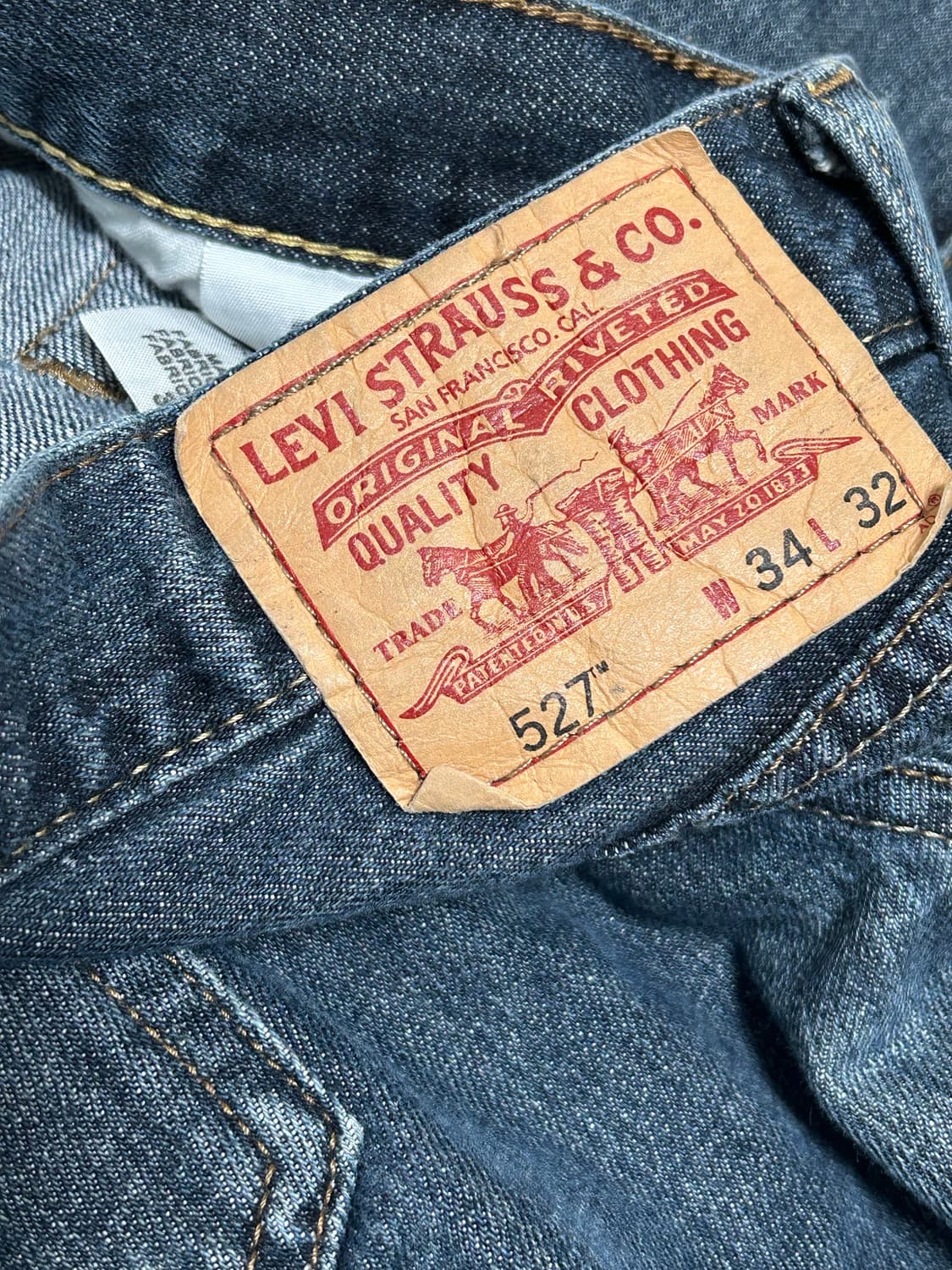 리바이스 527 차콜 부츠컷 데님팬츠 상품이미지5