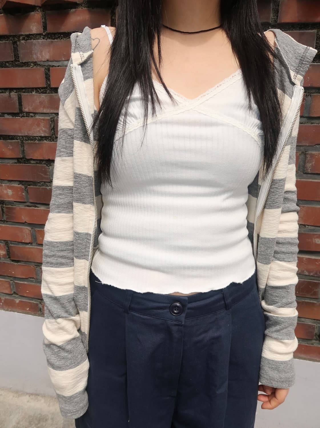 아워캐비넷 레이스 슬리브리스 like lace sleeveless 상품이미지1