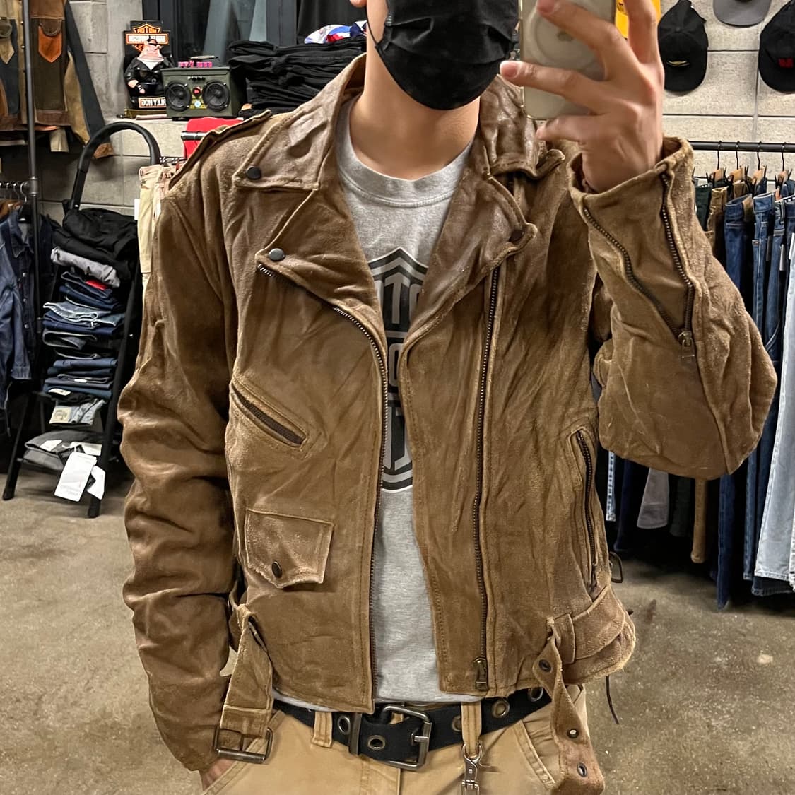 빈티지 스웨이드 라이더 자켓 (105) 상품이미지1