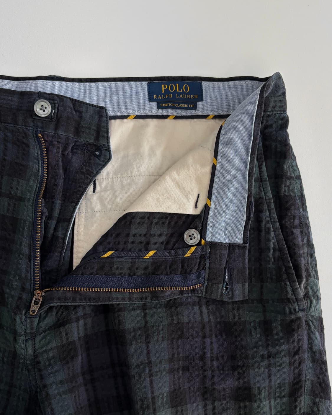 [34인치]폴로 랄프로렌 타탄체크 시어서커 하프 팬츠 상품이미지6