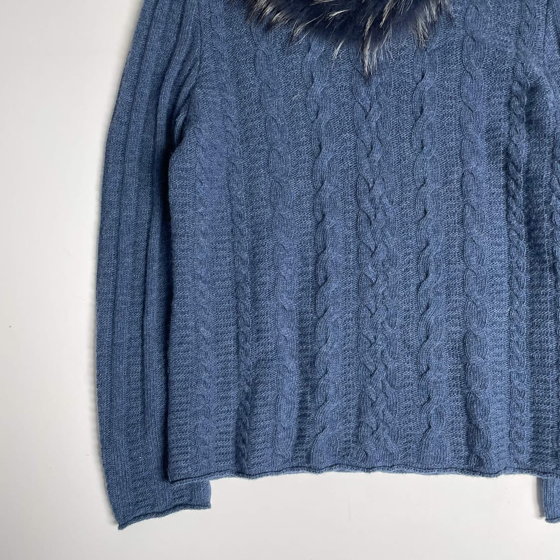 i licci 퍼 디테일 캐시미어 블렌드 니트 (italy)   상품이미지4