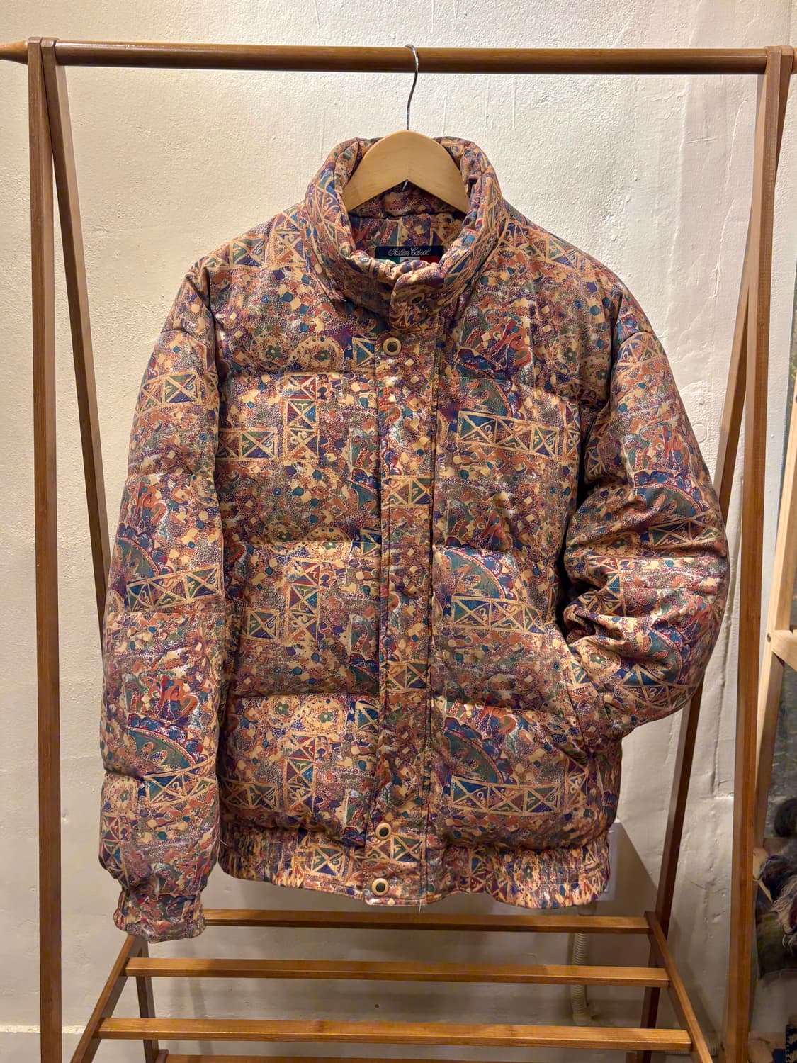 BRENNTANO 패딩 이탈리아 빈티지 남녀공용 패딩 주황색 상품이미지4