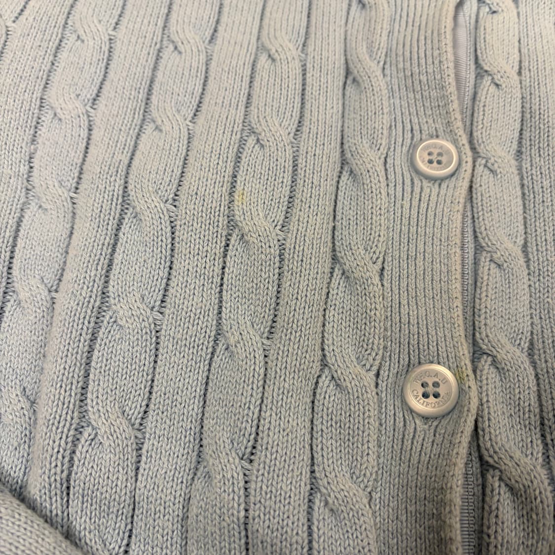 후아유 소라 하늘 꽈배기 니트 가디건  상품이미지7