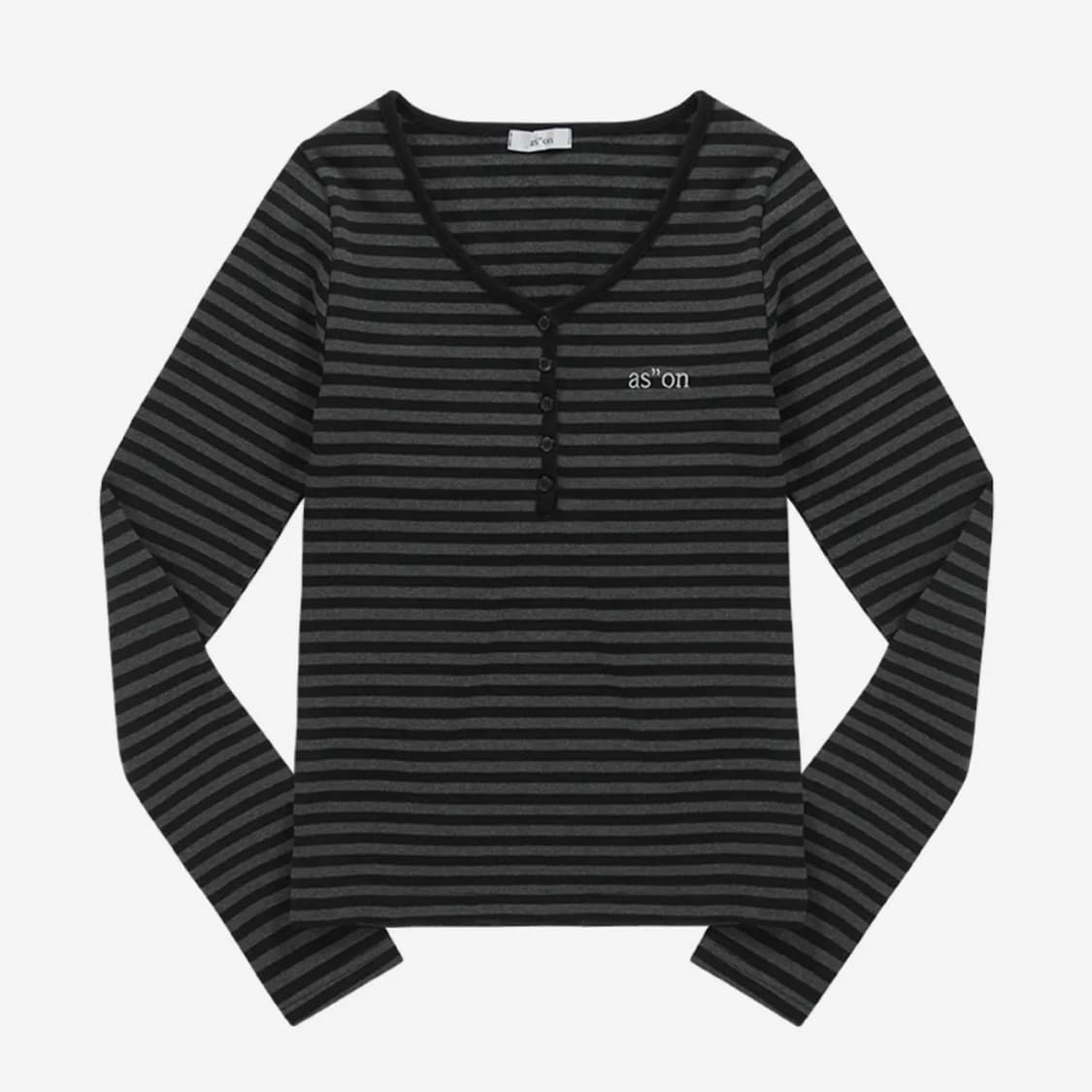 애즈온 위니 스트라이프 티셔츠 상품이미지2