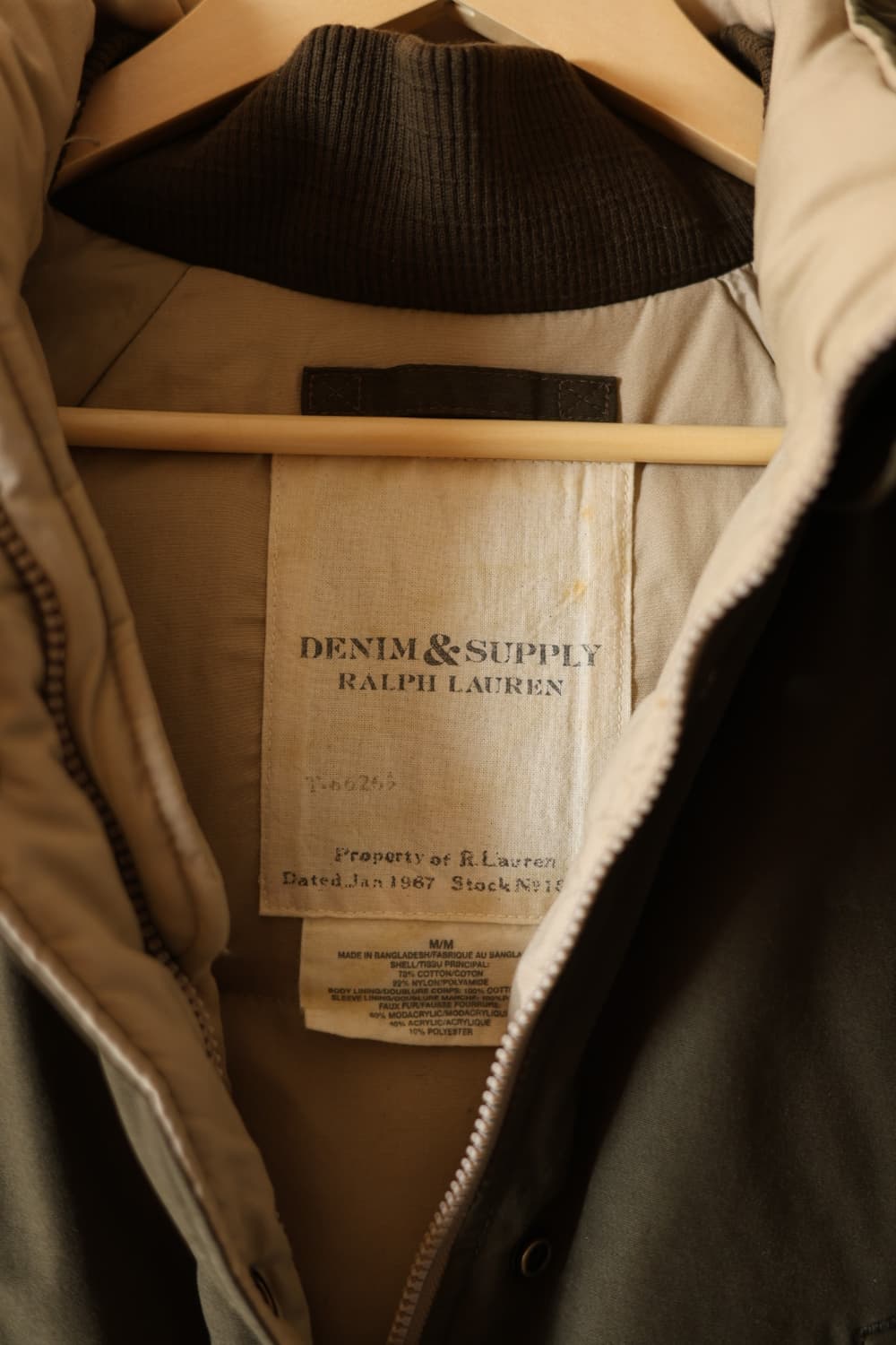 폴로 랄프로렌 데님 앤 서블라이 밀리터리 베이스 퍼 후드 파카 상품이미지4