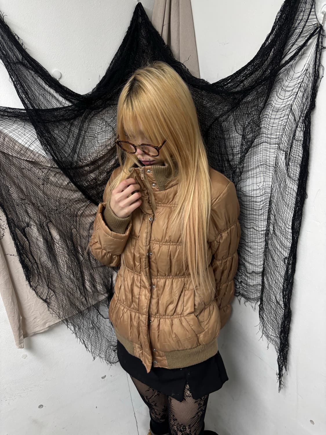 [COLZA]Y2K shirring Detail Padding 상품이미지2