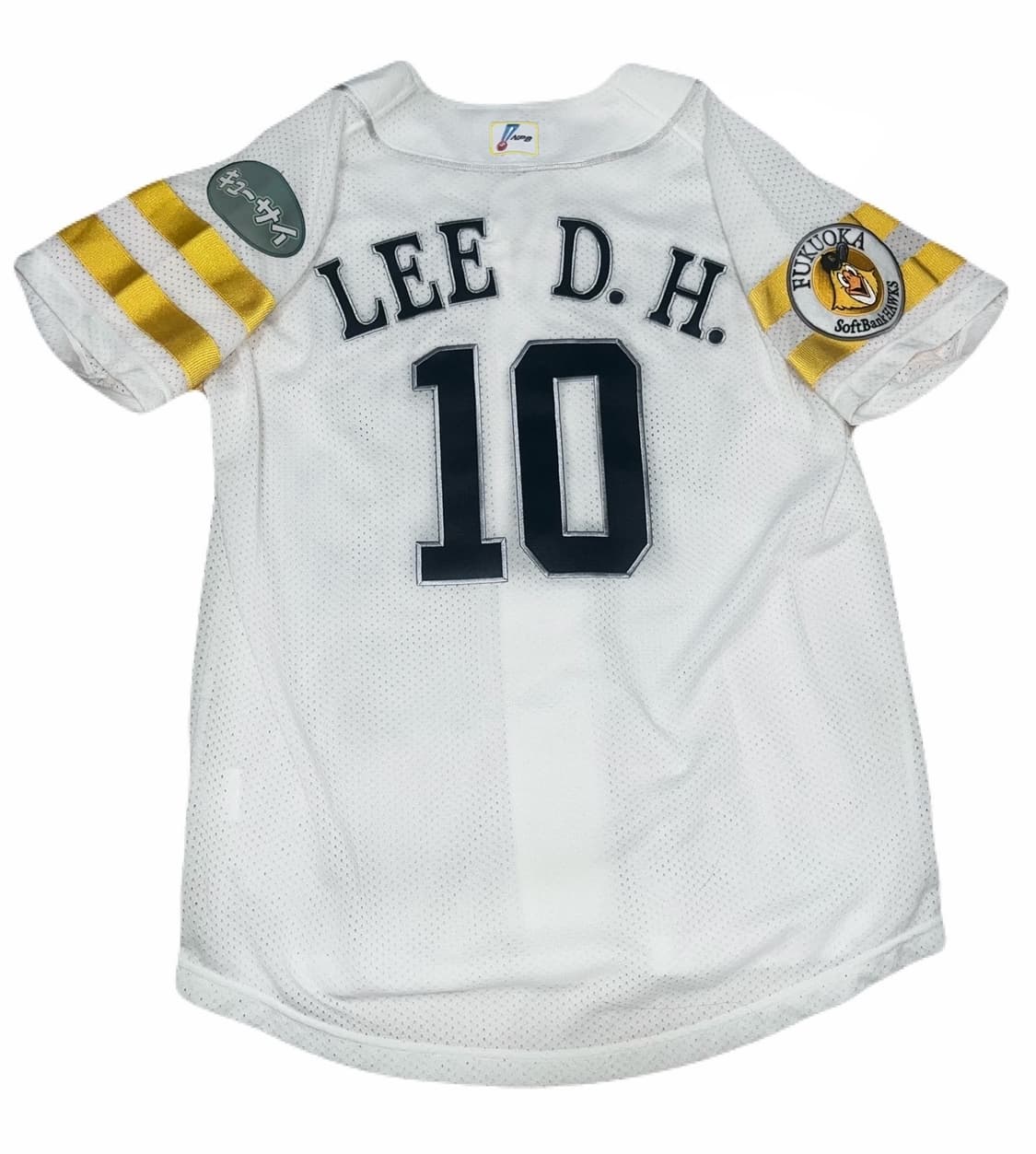 미즈노 L사이즈 이대호 소프트뱅크 호크스 홈 정품 유니폼 상품이미지1