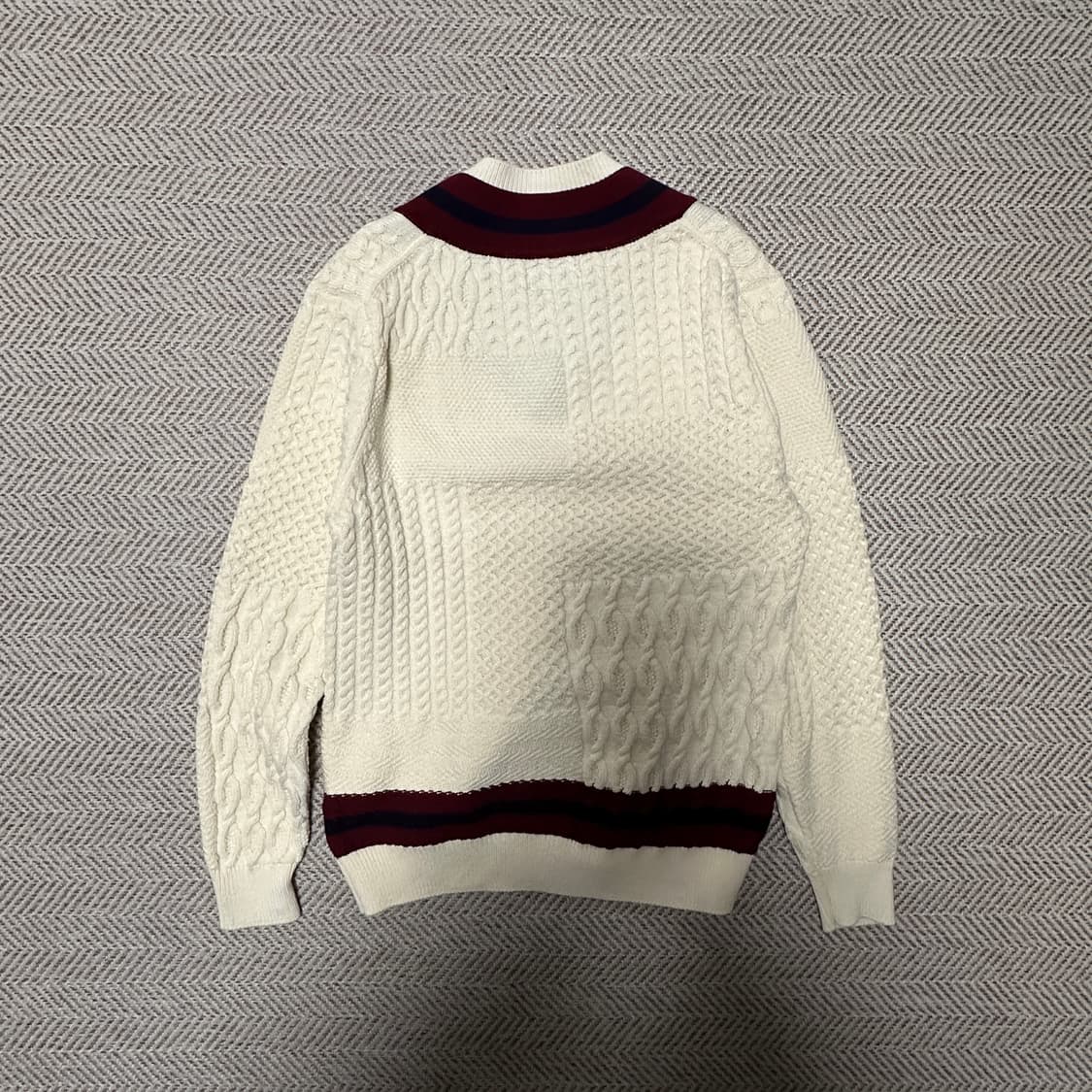 BEAMS PLUS v neck knit sweater 상품이미지2