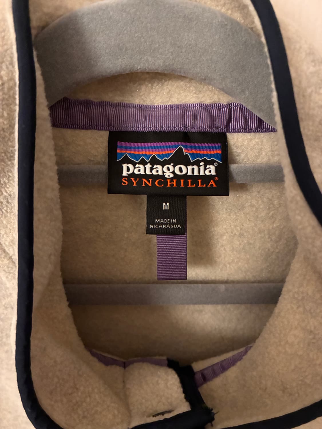 파타고니아 신칠라 스냅티 플리스 풀오버 오트밀 헤더 상품이미지4