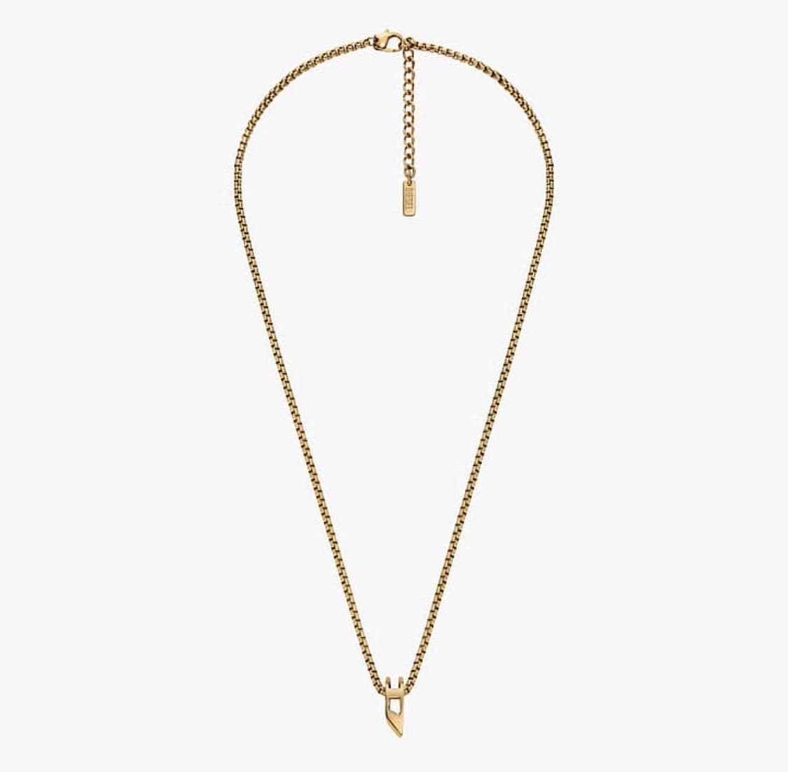 Diesel D 로고 목걸이 골드 새상품 상품이미지2