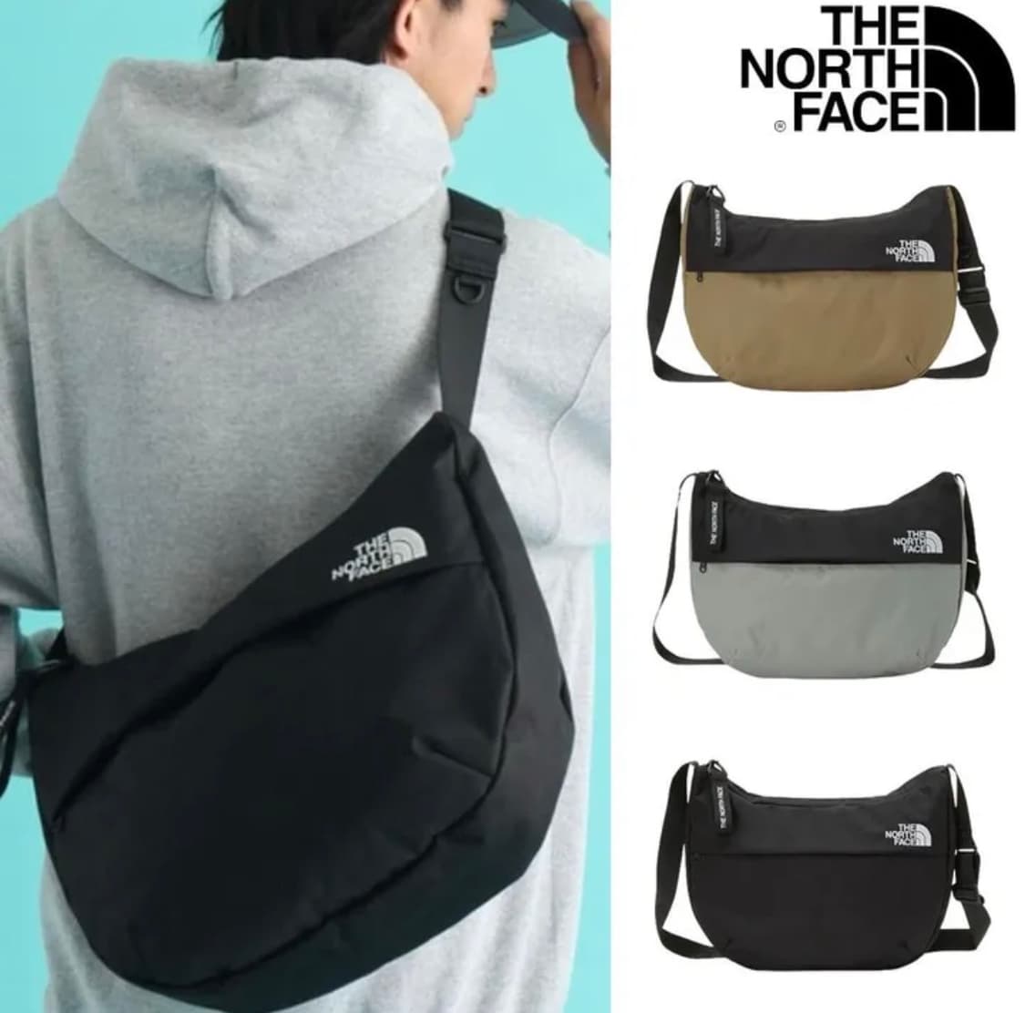 노스페이스 눕시 크로스백 브라운 상품이미지1
