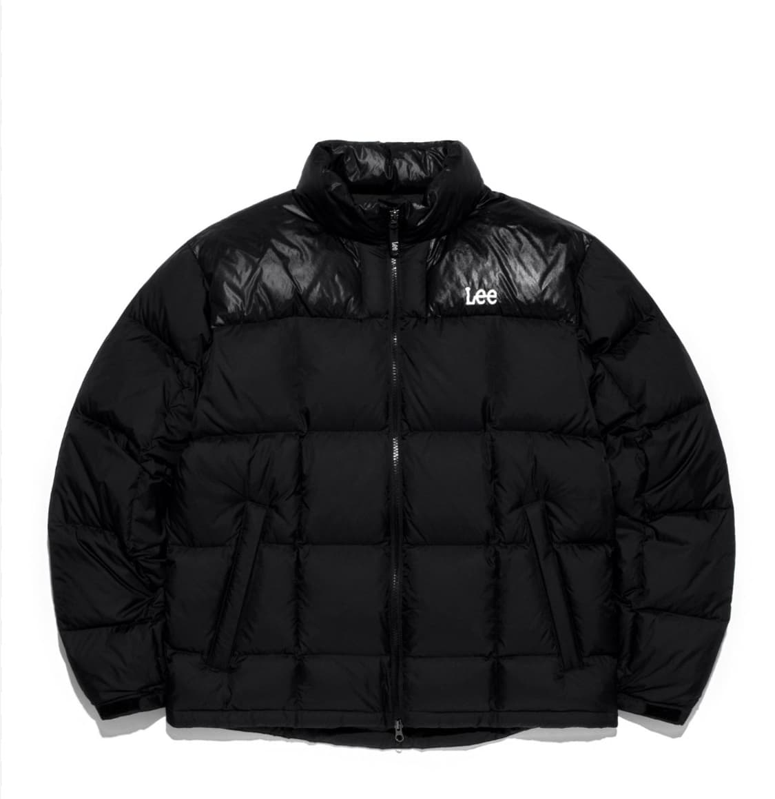 Lee 스퀘어 다운 점퍼 블랙 상품이미지1